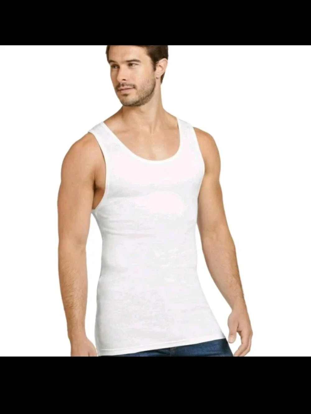 JOCKEY ESSENTIALS®: MEN'S MADE IN AMERICA®: 100% COTTON TANK TOP: 2 PK: SIZE: XL